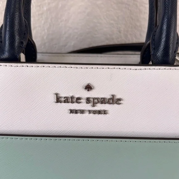 Kate Spade EUC+ Staci Medium Top Zip Satchel Crossbody Poolside Multi